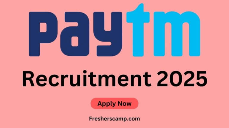 Paytm Off Campus Drive 2025