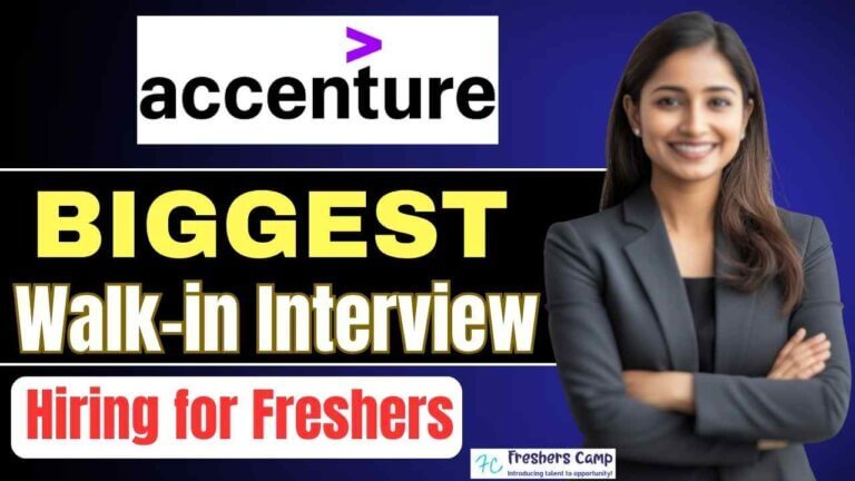 Accenture Walk-in Drive 2025 : Hiring for Freshers as Customer Support Associate | Salary Rs 4.5 LPA Accenture Walk-in Drive 2025 : Hiring for Freshers as Customer Support Associate | Salary Rs 4.5 LPA
