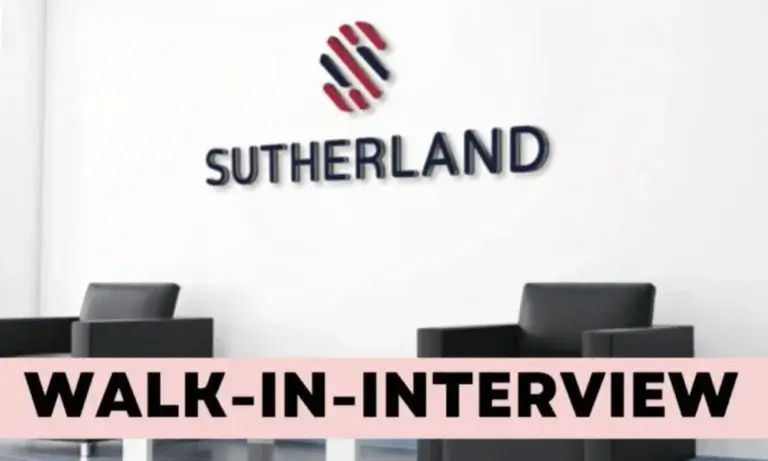 Sutherland Walk-in Interview 2025
